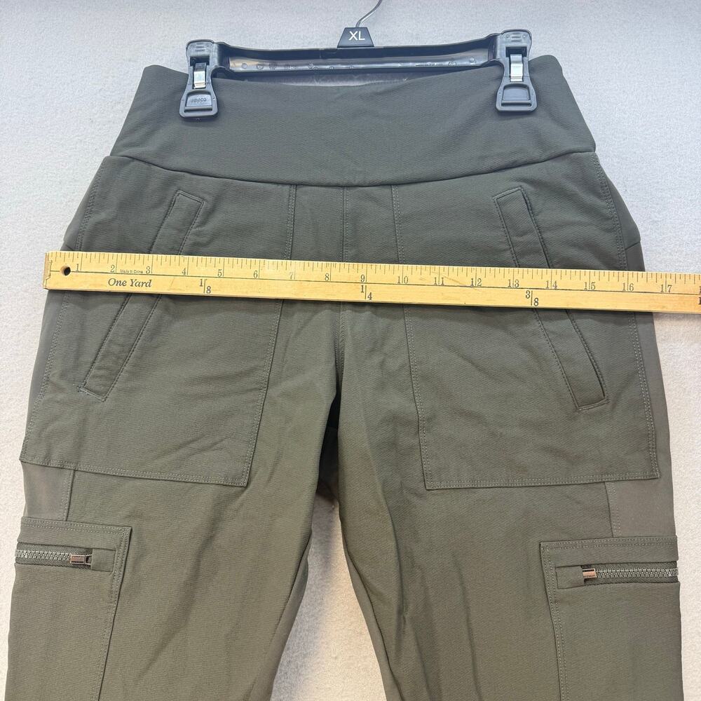 EUC Athleta Headlands Hybrid High Rise Cargo Leggings Women's 4 Olive Green EUC - Picture 12 of 15